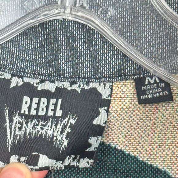 Rebel Vengeance All Over Print
Skeleton Samurai Statement Jacket
Men's Size M - Picture 4 of 12